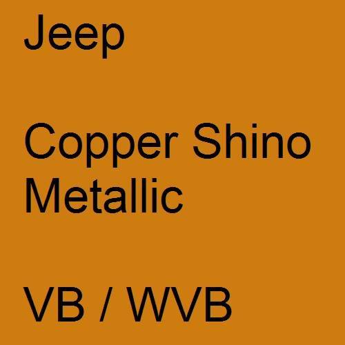 Jeep, Copper Shino Metallic, VB / WVB.